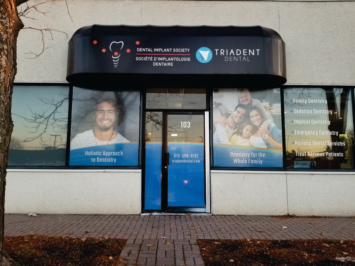 Ottawa Valley Family Dental – Window graphics