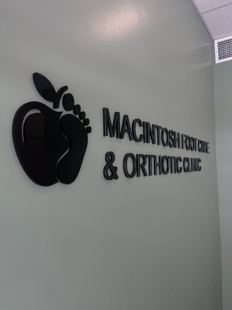Dimensional wall logo sign Ottawa retail