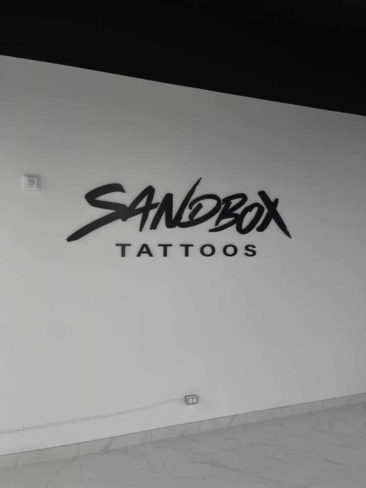 Interior wall logo sign Ottawa beauty studio