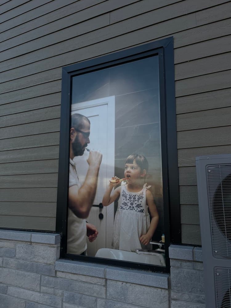 Lifestyle retail banner display Ottawa