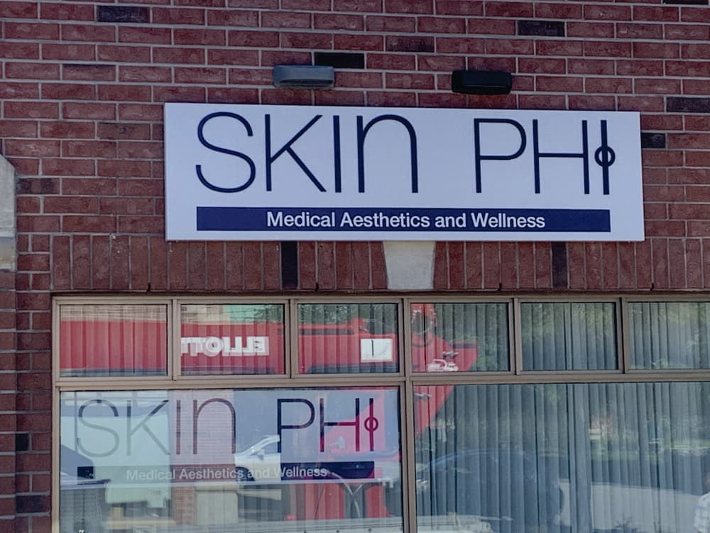 Skin Phi Wellness exterior building sign