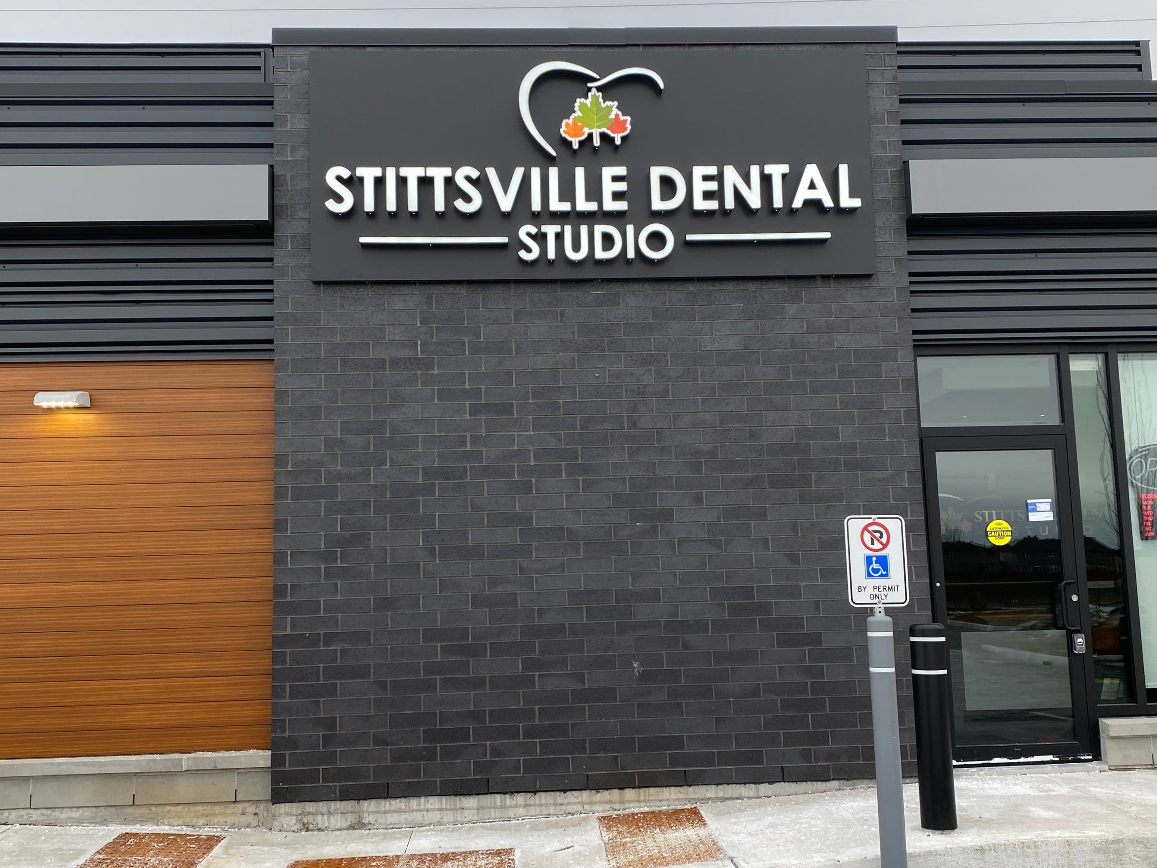 Village commercial exterior fascia sign professional