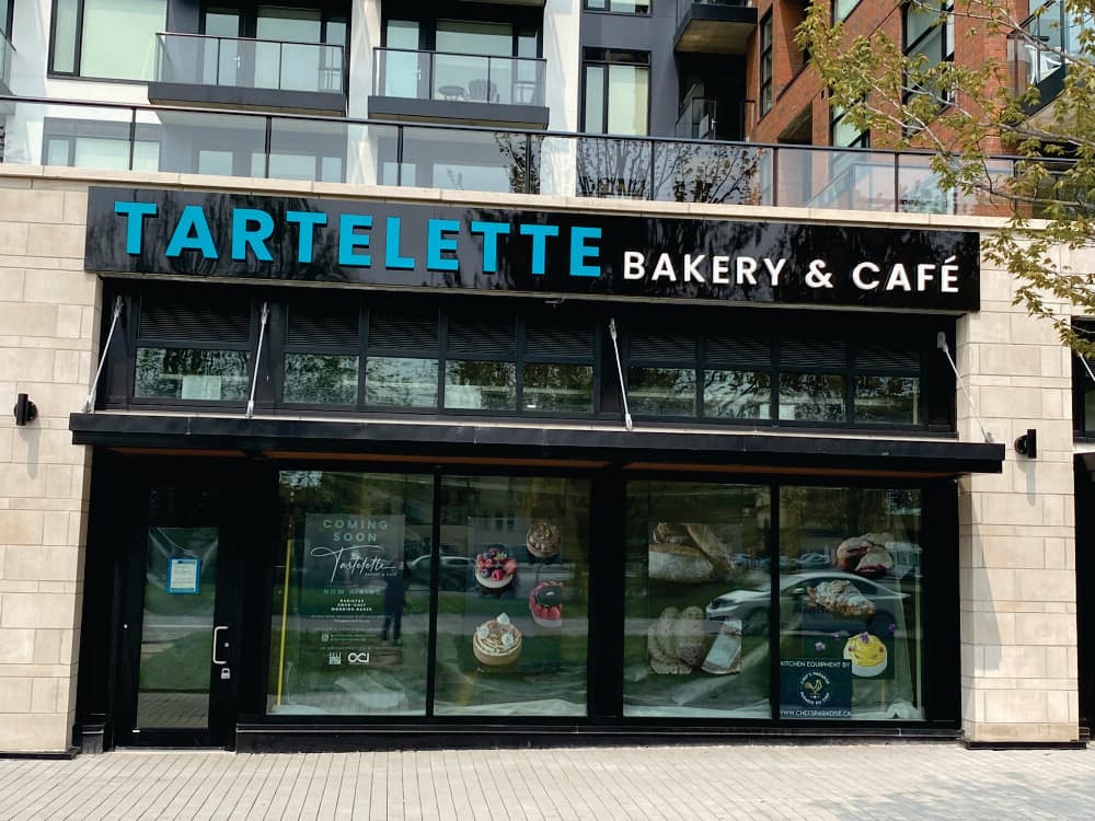 Restaurant exterior building sign Ottawa