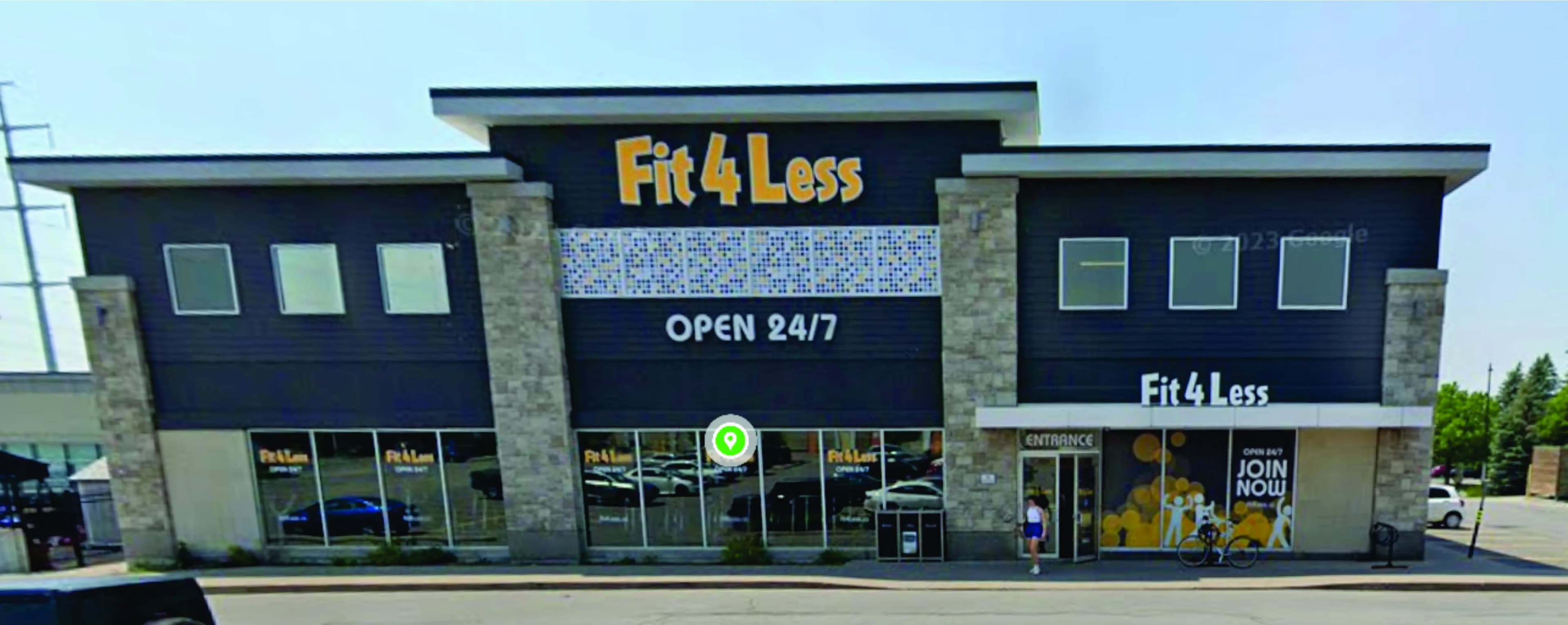 Fit4Less — Branded Window Graphics & Privacy Film for a National Gym Chain
