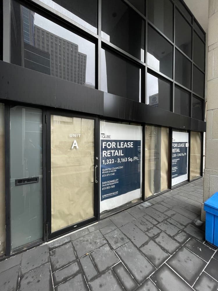 For lease window graphics Ottawa commercial