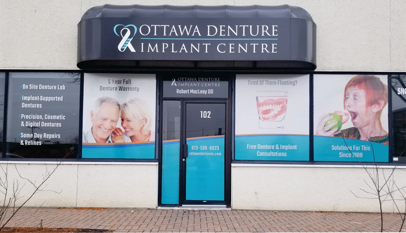 Dental clinic – Exterior channel letters